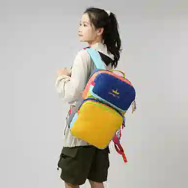 醇龙 多巴胺大容量轻便撞色时尚潮流 牛津布 双肩包 常规 男女同款情侣款 多色