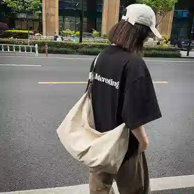 醇龙 日系大容量百搭时尚轻便通勤简约 单肩包 尼龙 男女通用 多色