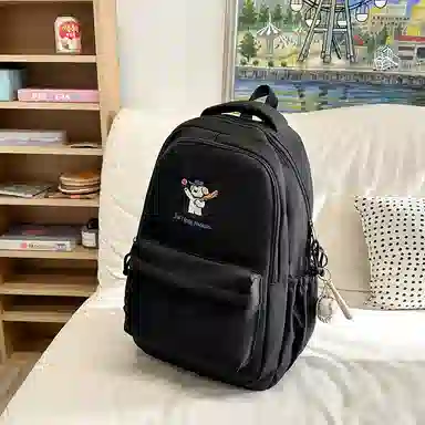 醇龙 可爱书包大容量学院风休闲旅行背包 尼龙 双肩包 常规 女款 多色