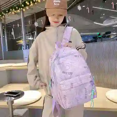 醇龙 韩版潮流涂鸦大容量耐用颜值 尼龙 双肩包 常规 女款 多色