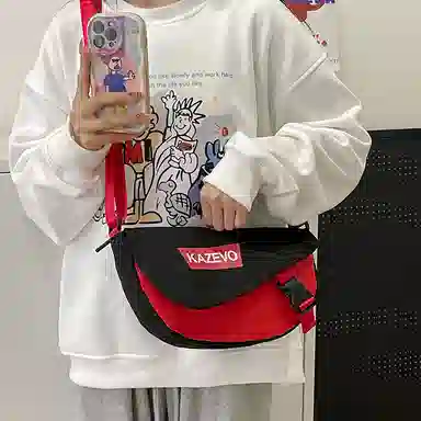 醇龙  尼龙 男女通用 日韩运动休闲 手提单肩斜挎包 多色