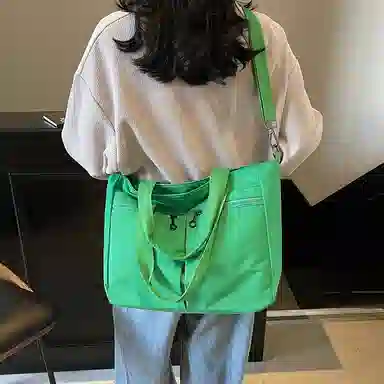 醇龙 大容量百搭通勤时尚潮流 尼龙 托特包单肩包 常规 男女同款情侣款 多色