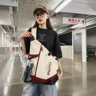 醇龙 尼龙 男女通用 多色 斜挎包 大容量拉链开合百搭休闲