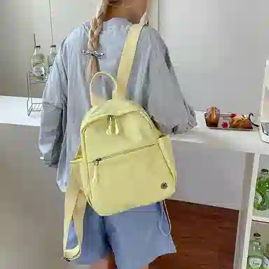 醇龙 时尚简约轻便百搭旅行背包旅游 尼龙 双肩包 常规 男女同款情侣款 多色