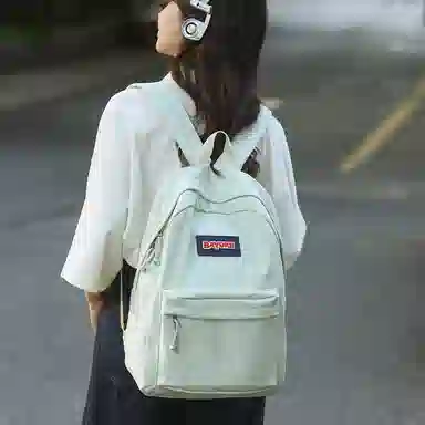 醇龙 简约韩版休闲百搭旅行 双肩包 尼龙 男女通用 多色