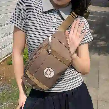 醇龙 日系百搭轻便洋气 尼龙 腰包 常规 男女同款情侣款 多色