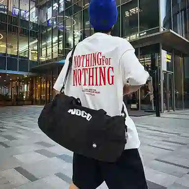 醇龙 健身包干湿分离游泳训练包大容量行李包轻便手提斜挎背包 尼龙 旅行包 男女同款情侣款 多色