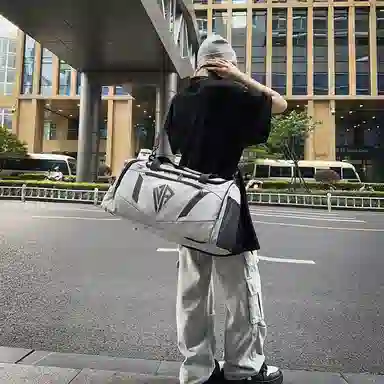 醇龙 干湿分离 多功能 简约时尚 牛津布 旅行包 常规 男女同款情侣款 黑/灰