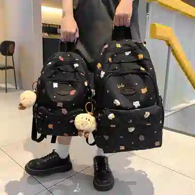 醇龙 时尚简约 尼龙 双肩包 女款 多色