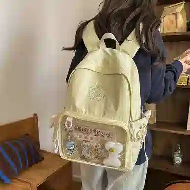 醇龙 二次元卡通 尼龙 双肩包 女款 多色