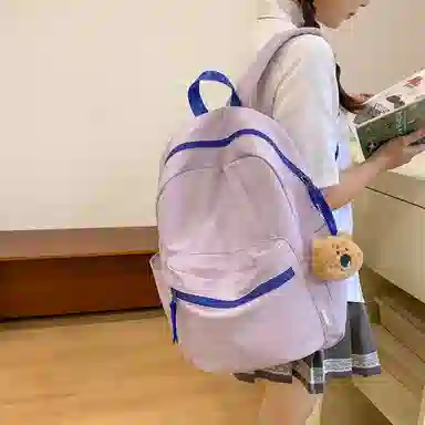 醇龙 男女通用 多色 尼龙 百搭通勤撞色大容量 双肩包