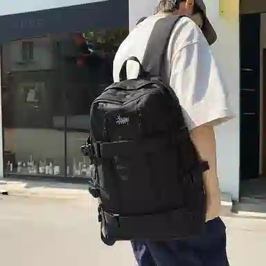 醇龙 日系潮牌电脑旅行大容量学生 牛津布 双肩包 男女同款情侣款 多色