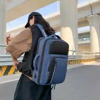 醇龙 牛津布 大容量休闲时尚 双肩包 男女同款情侣款 多色