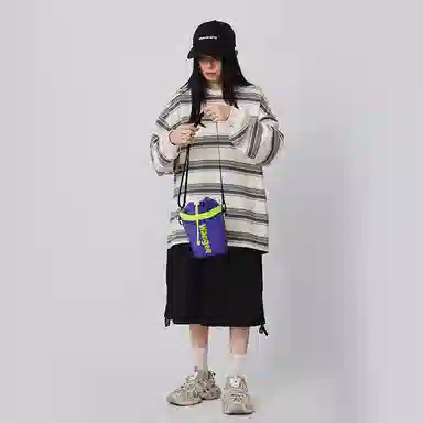 醇龙 小众时尚水杯高级感百搭 尼龙 水桶包单肩包 常规 男女同款情侣款 多色