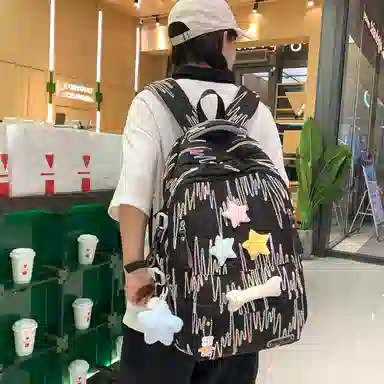 醇龙 百搭简约大容量减负旅行 双肩包 尼龙 女款 多色