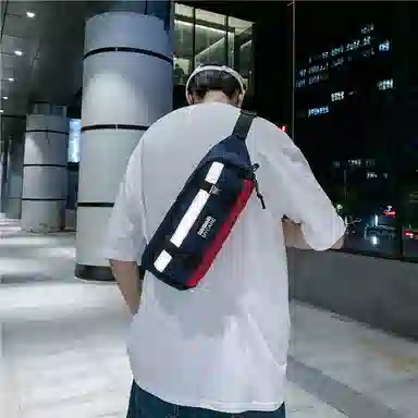 醇龙 运动多功能防水撞色轻便百搭 牛津布 腰包 男女同款情侣款 多色