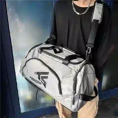 醇龙 多功能双肩大容量 牛津纺 旅行包 常规 男女同款情侣款 黑/红/灰