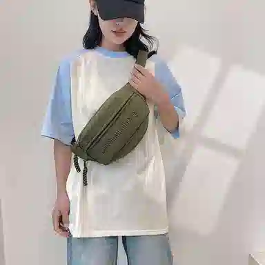 醇龙 小众运动 尼龙 单肩包胸包 常规 男女同款情侣款 蓝/黑/白/绿/红