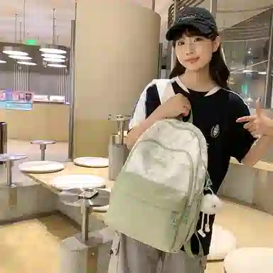 醇龙  休闲简约小众扎染大容量    双肩包  女款