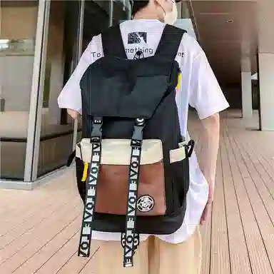 醇龙 时尚潮酷大容量旅行百搭 牛津布 双肩包 常规 男女同款情侣款 多色