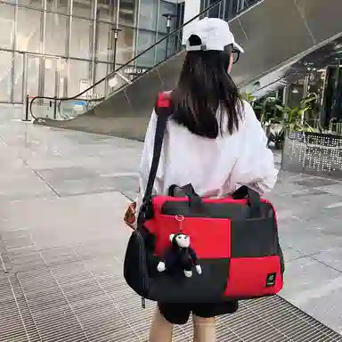 醇龙 大容量多用轻便干湿分离 牛津布 单肩包 男女同款情侣款 黑/蓝/青绿/红/白/粉/黄/紫