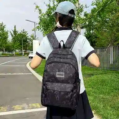 醇龙 国风简约大容量 尼龙 双肩包 常规 男女同款情侣款 多色