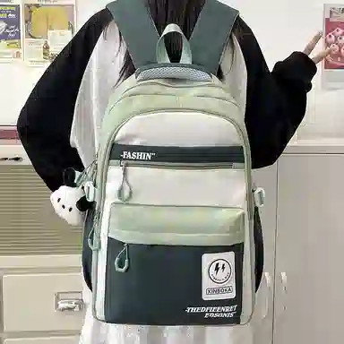 醇龙 男女通用 多色 尼龙 双肩包 大容量拉链开合休闲百搭