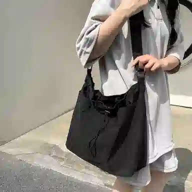 醇龙   尼龙女生多色休闲大包包时尚单肩包大容量上课通勤斜挎包