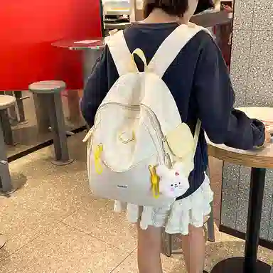 醇龙 高颜值小众洋气简约百搭外出旅游轻便 尼龙 双肩包 女款 多色