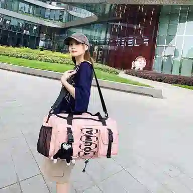 醇龙 大容量  干湿分离  多用途 时尚挂件 尼龙 旅行包 男女同款情侣款 多色