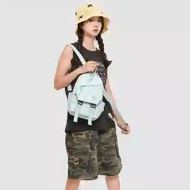 醇龙 百搭多功能休闲轻便简约 尼龙 双肩包 常规 男女同款情侣款 多色