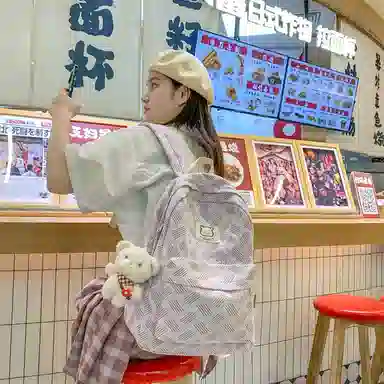 醇龙 高颜值小众设计小清新时尚 尼龙 双肩包 女款 多色