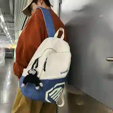 醇龙 简约大容量时尚百搭通勤学生 尼龙 双肩包 常规 男女同款情侣款 多色