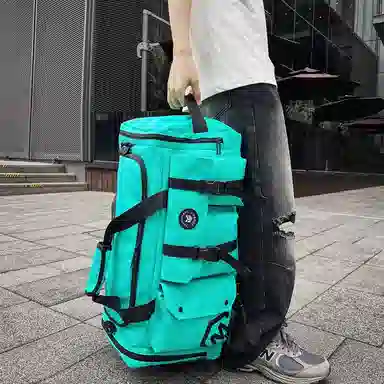 醇龙 大容量多功能干湿分离带独立鞋仓 牛津布 旅行包 男女同款情侣款 黑/黄/灰/白/紫/粉/青绿/桔红