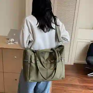 醇龙 高颜值时尚百搭大容量简约通勤 尼龙 托特包单肩包 男女同款情侣款 多色