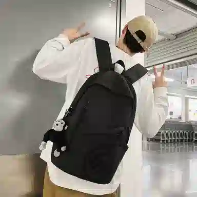 醇龙 简约大容量时尚百搭通勤学生 尼龙 双肩包 常规 男女同款情侣款 多色