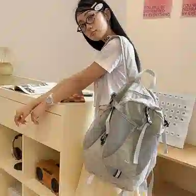 醇龙  轻便机能徒步休闲登山学生运动出游骑行 书包双肩包 尼龙 男女同款情侣款 多色