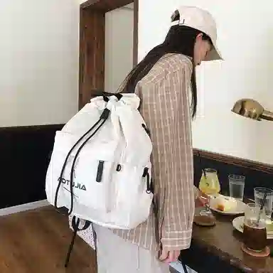 醇龙 抽绳运动大容量背包旅行简易健身轻便篮球口袋 尼龙 单肩包双肩包 男女同款情侣款 多色