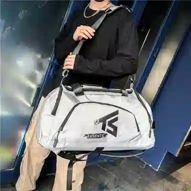 醇龙 多功能双肩大容量 牛津纺 旅行包 常规 男女同款情侣款 黑/红/灰