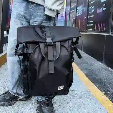 醇龙 时尚简约外出旅行百搭轻便 尼龙 双肩包 男女同款情侣款 多色