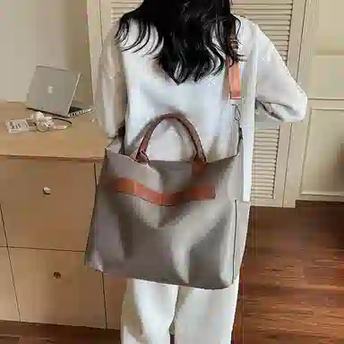 醇龙 高颜值时尚单肩包轻便大容量斜挎包韩系手提百搭 尼龙 旅行包 男女同款情侣款 多色