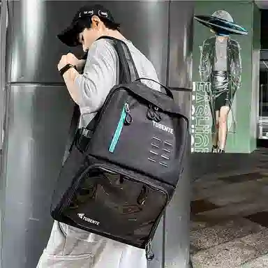 醇龙  男女通用多色牛津布大容量防水时尚潮流双肩包运动旅行背包