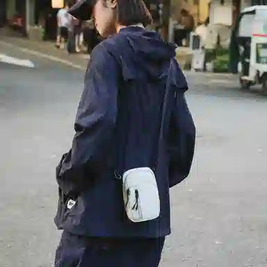 醇龙 潮流休闲 尼龙 手机包 男女同款情侣款 黑色/白色/桔色/绿色