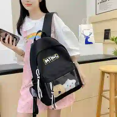 醇龙  尼龙男女通用多色时尚旅游轻便大容量双肩包