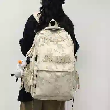 醇龙  尼龙男女通用多色大容量双肩包