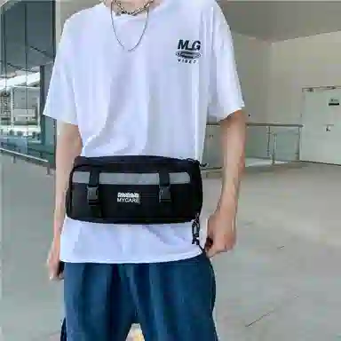 醇龙 运动多功能防水撞色轻便百搭 牛津布 腰包 男女同款情侣款 多色