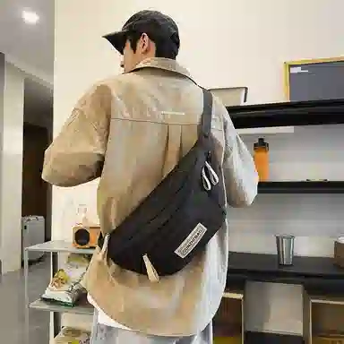 醇龙  大容量休闲运动工装旅游 尼龙 胸包 男女同款情侣款 多色