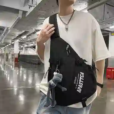 醇龙 尼龙 男女通用 多色 斜挎包 大容量拉链开合百搭休闲