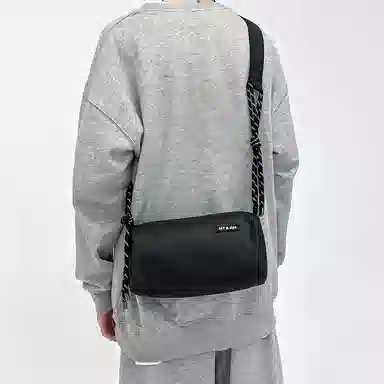 醇龙 休闲防水通勤包 超纤面料 单肩包 常规 男女同款情侣款 白色/黑色/卡其色/绿色