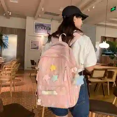 醇龙 百搭简约大容量减负旅行 双肩包 尼龙 女款 多色